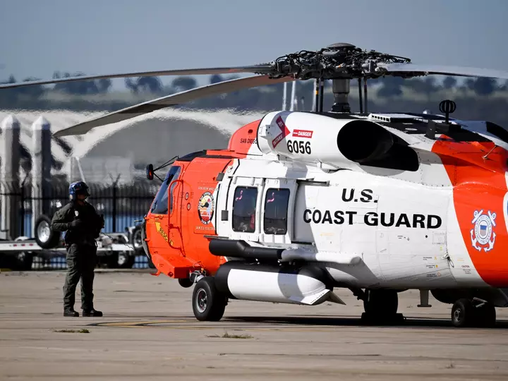 US coastguard rescues 16 after boat sinks off Mexico’s Baja coast