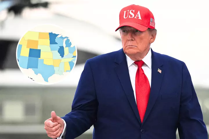 Map Shows Donald Trump’s Approval Rating in Each State After 21 Months