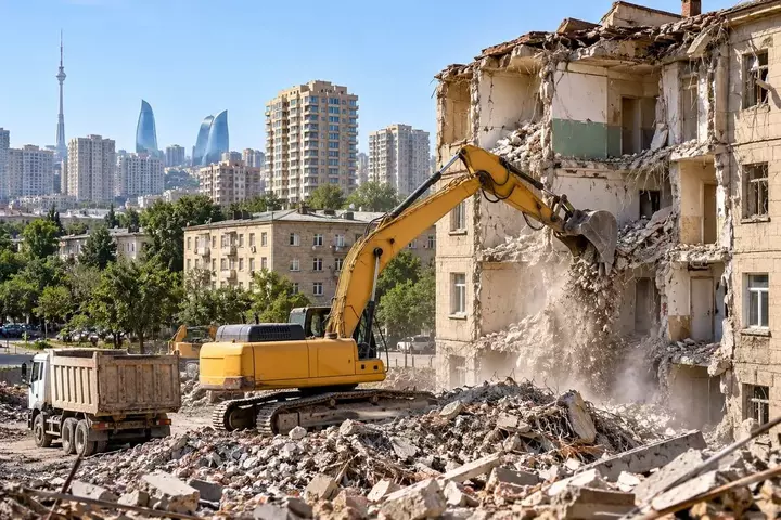 Bu küçələrdə böyük söküntü başlayır