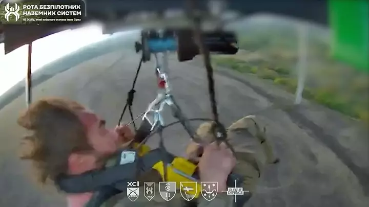 Ukraine carries out first drone airlift of wounded soldier from front line