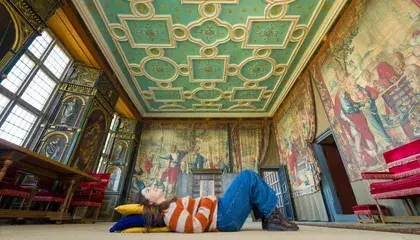 'Lie Down and Look Up' at England's Most Ornate Ceilings, From Sparkling Gold-Leaf Stars to Intricate Plaster Designs at Queen Victoria's Seaside Retreat