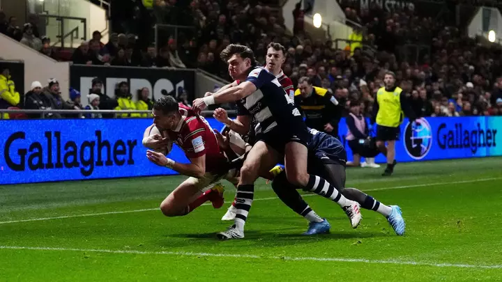 Leicester top table after victory over Bristol