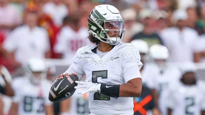 Oregon QB Dante Moore won't return this season after concussion, Dan Lanning confirms