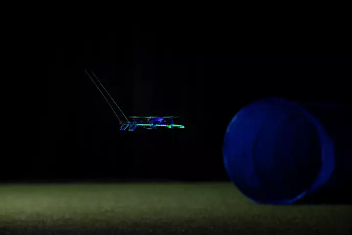 Cat-Like Whiskers Help Tiny Drones Fly in the Dark