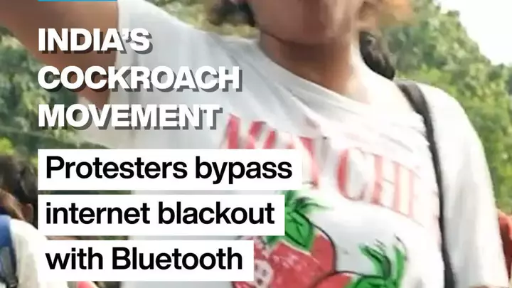 India’s Cockroach movement: Protesters bypass internet blackout with Bluetooth