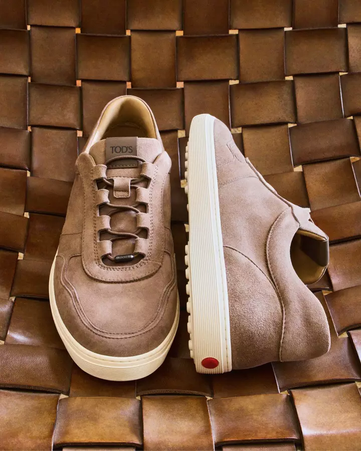 The Tod's Red Dot Sneaker Is Built for Men on the Move