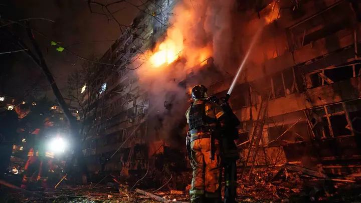 Kyiv power plant hit by Russian missile without warning from allies