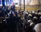 Riot police deployed to Poland’s constitutional court after judge suspended