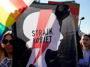 Women are protesting around Poland for free access to legal abortions